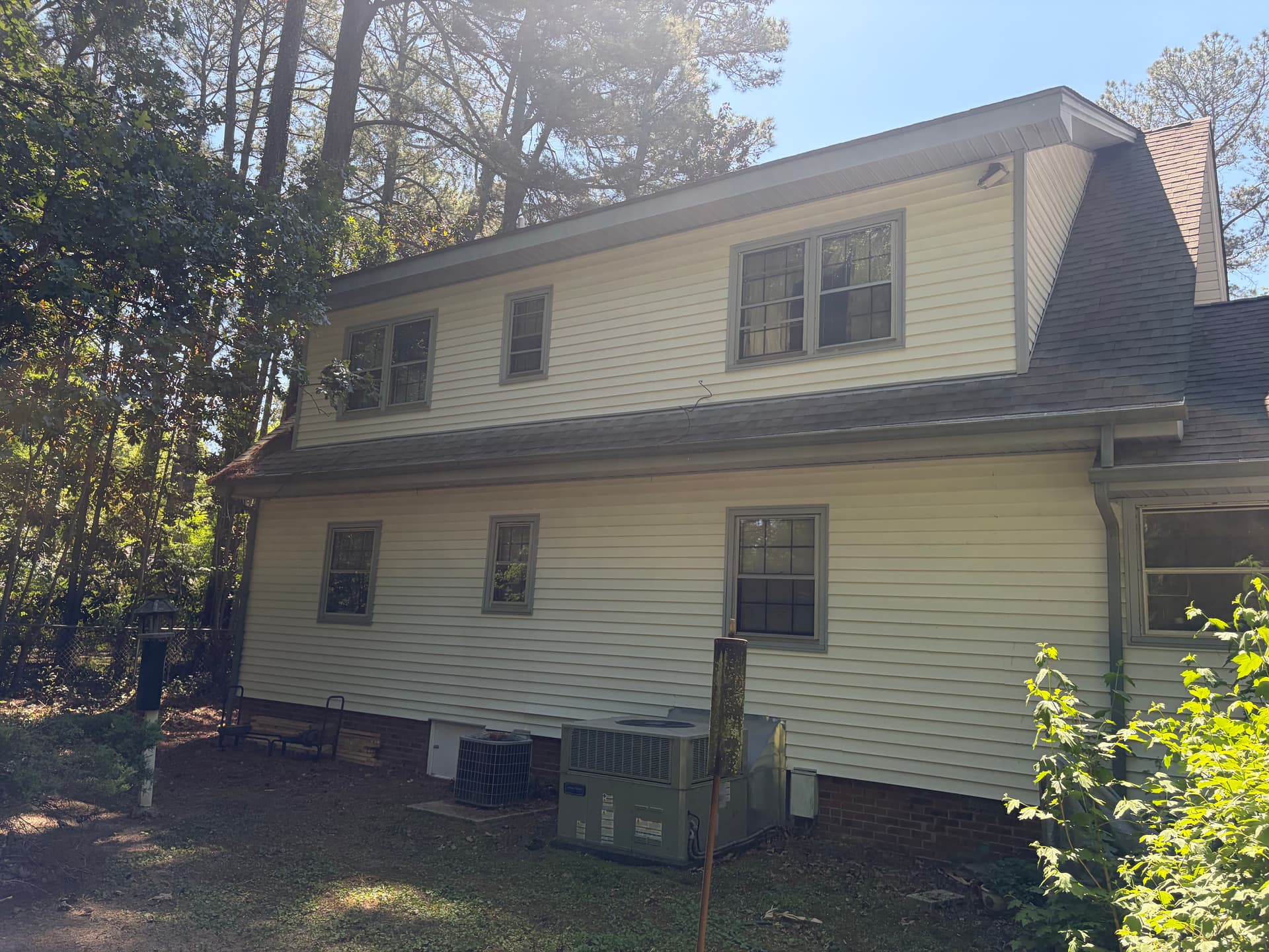 Gallery photos for Full Yard Cleanup and Soft Wash in Wilson NC: Image #4