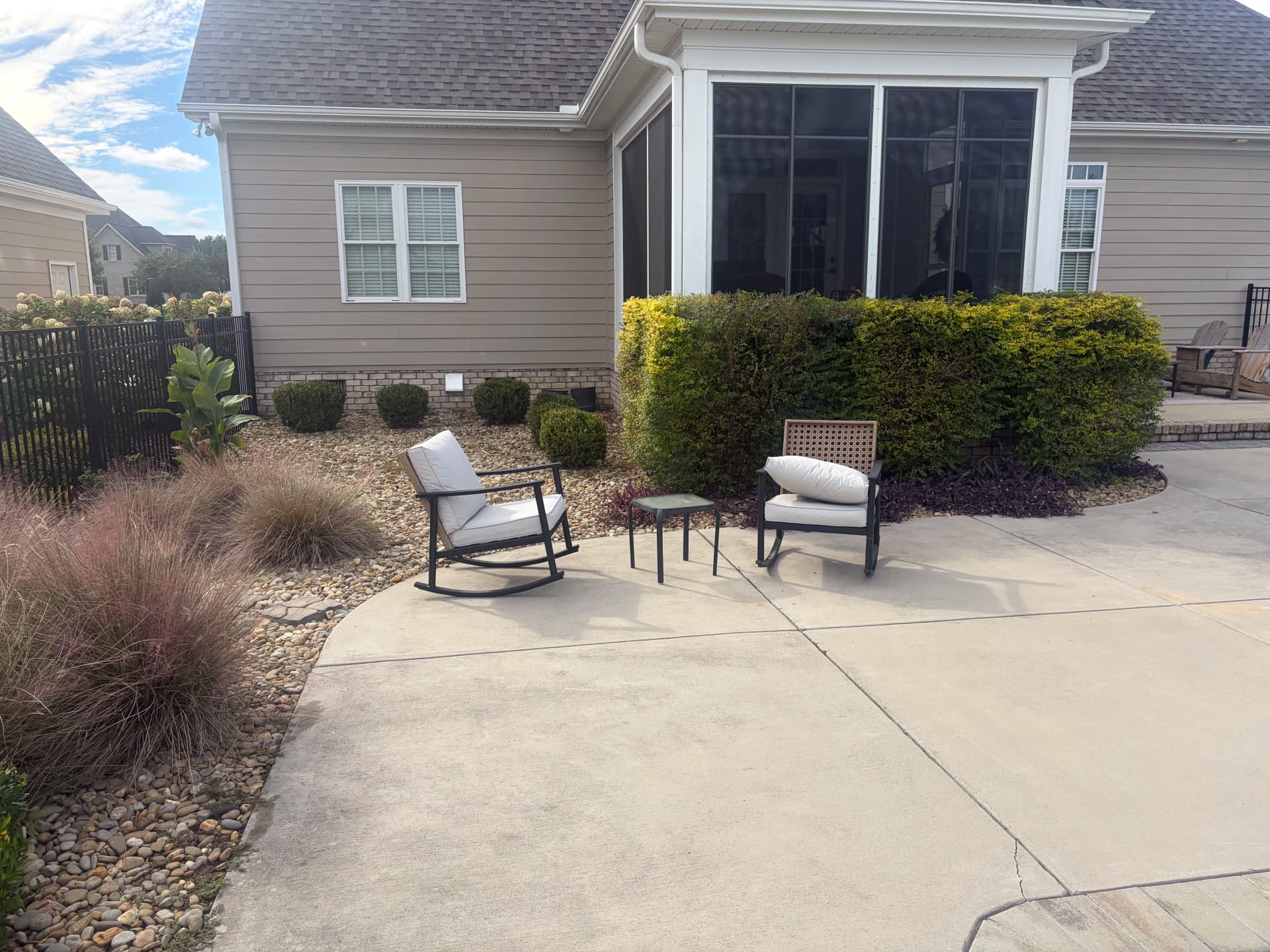 Gallery photos for Shrub Trimming and Planting Cleanup Around a Pool Backyard: Image #6