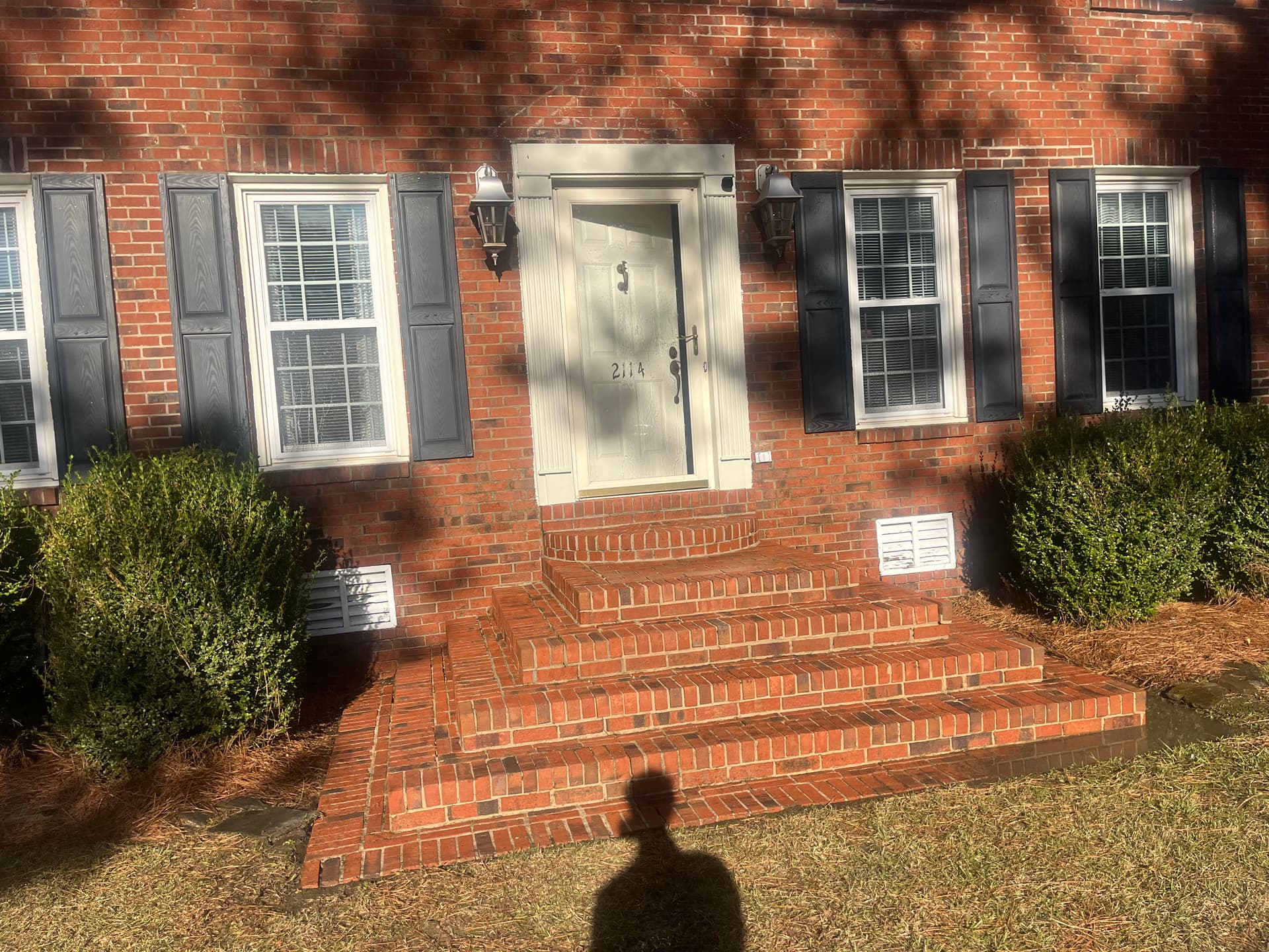 Gallery photos for Brick Front Steps and House Washing That Actually Made a Difference: Image #1