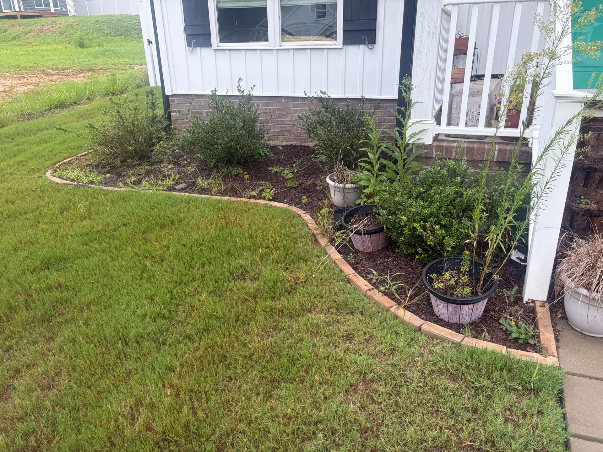 Gallery photos for Fresh Brown Mulch Install That Actually Does Its Job: Image #4
