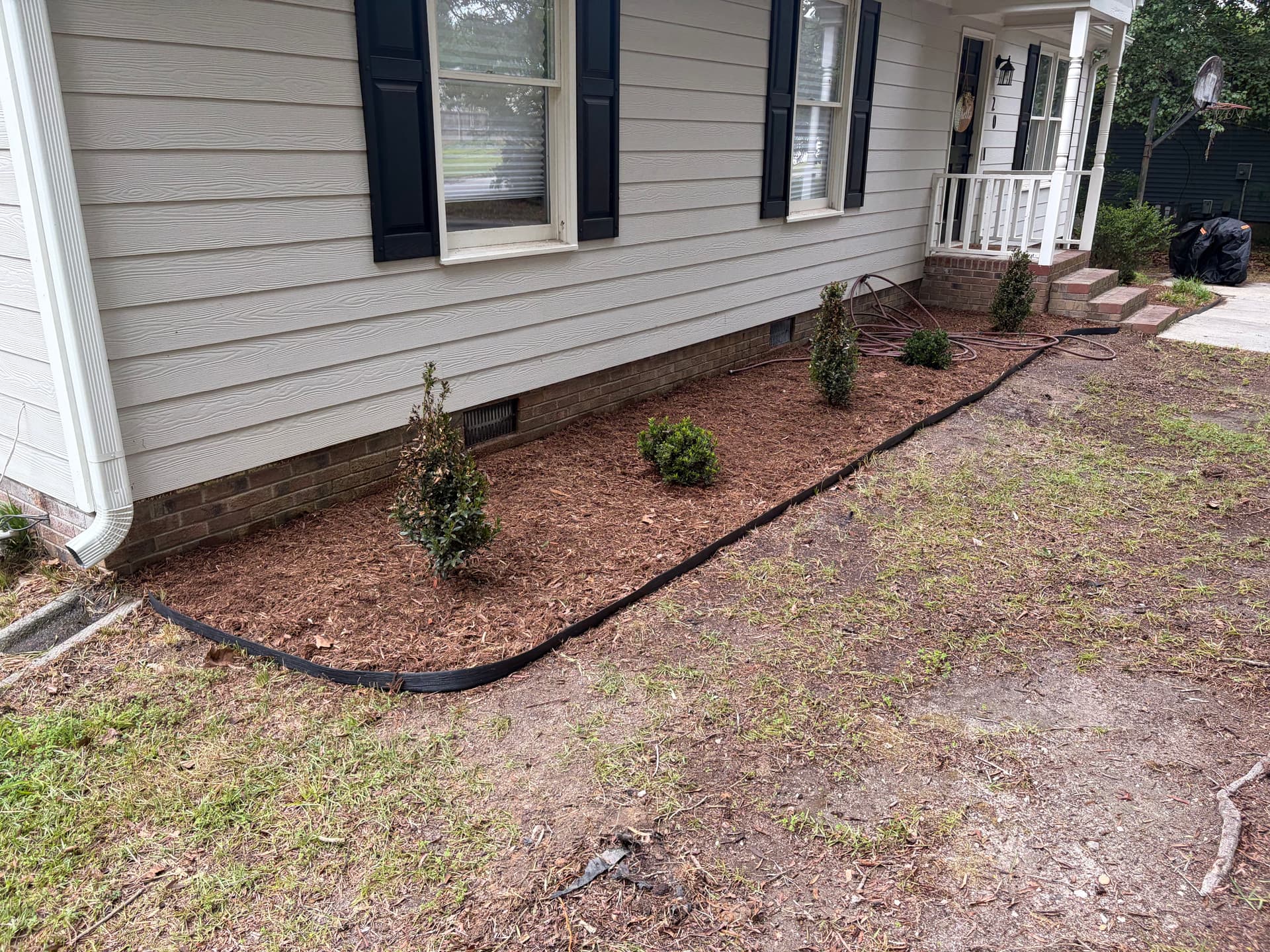 Gallery photos for Fresh Mulch, New Shrubs, and Clean Beds That Actually Look Good: Image #1