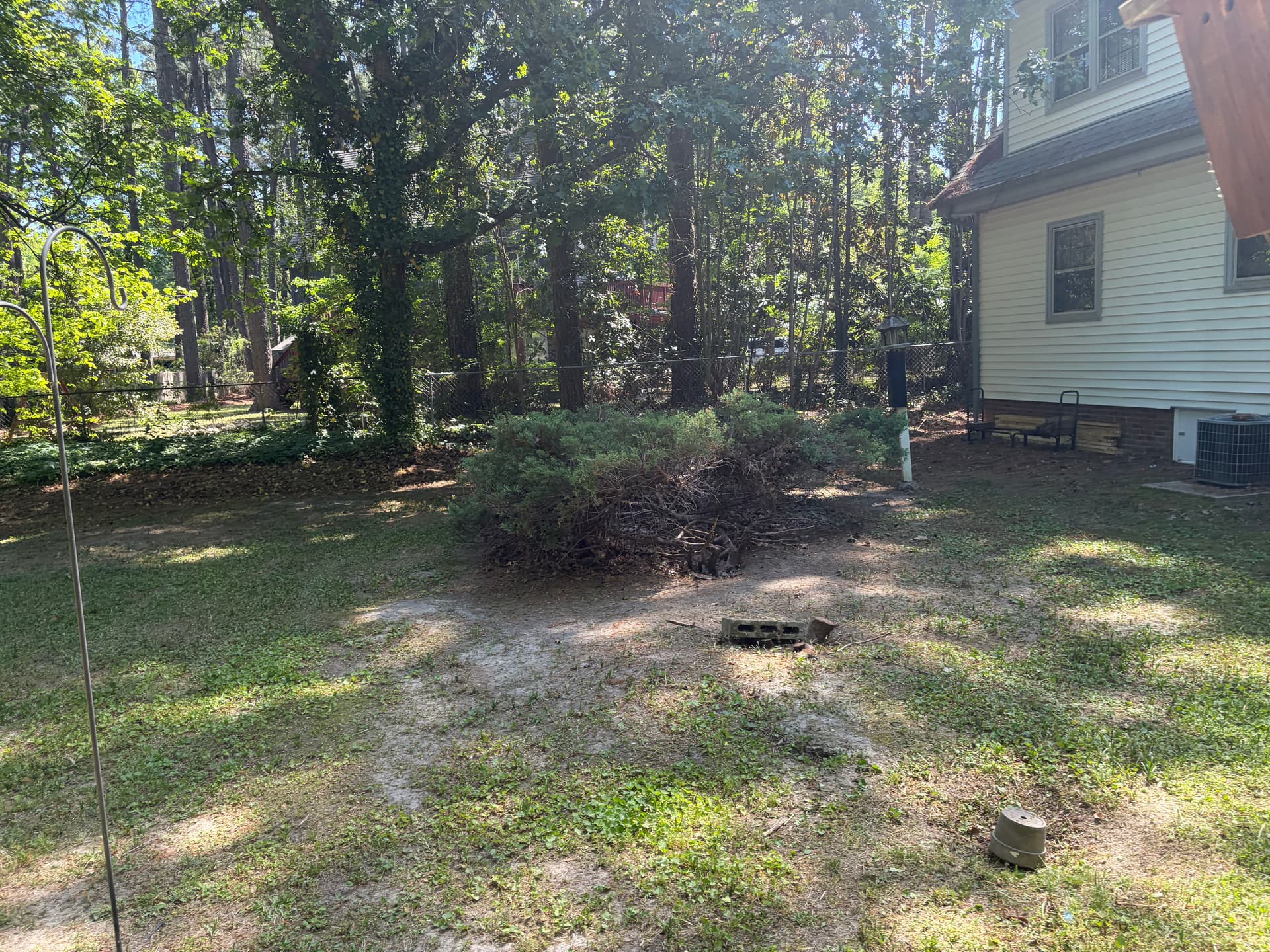 Gallery photos for Full Yard Cleanup and Soft Wash in Wilson NC: Image #3