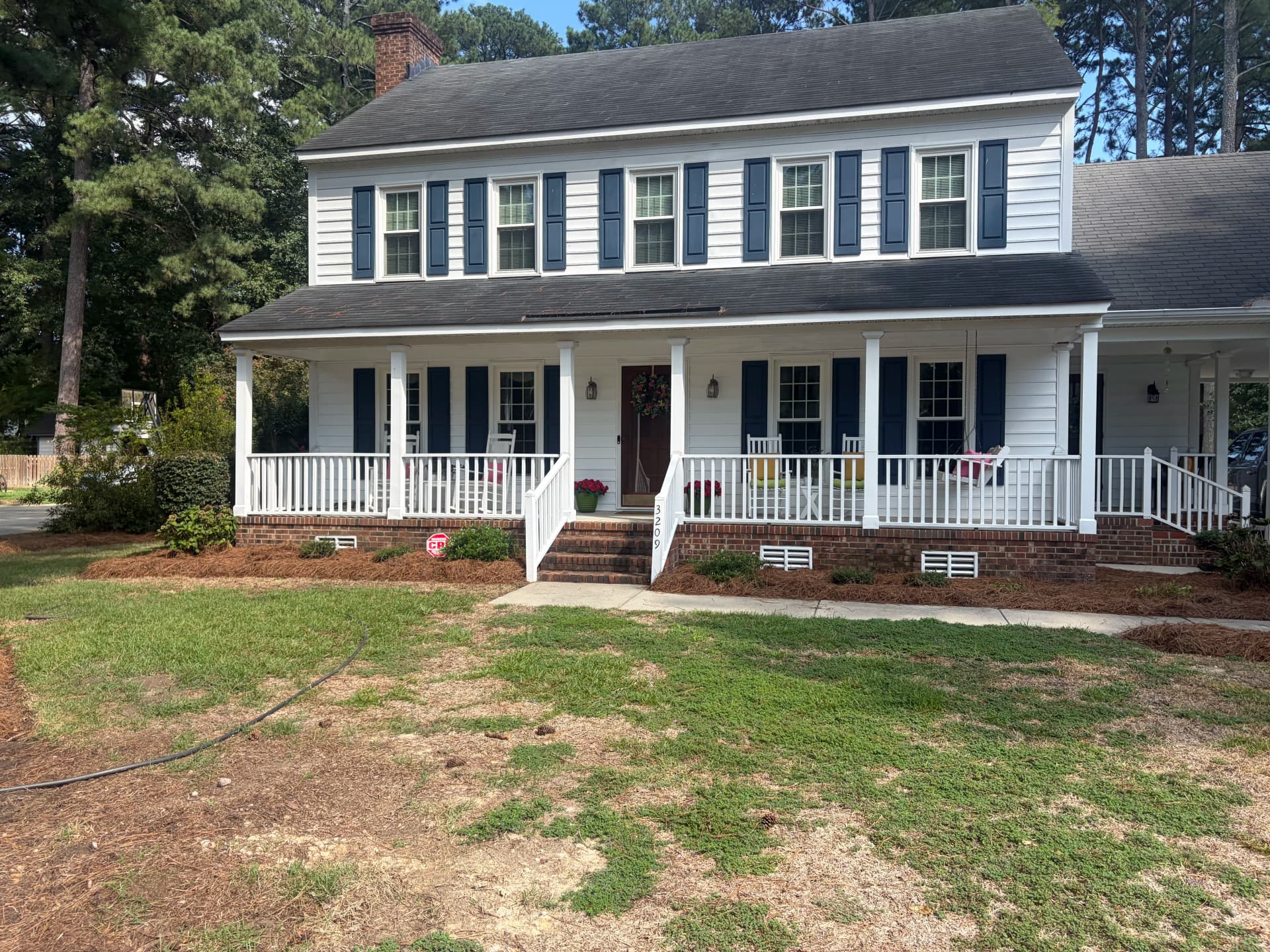 Gallery photos for Bed Redesign, Shrub Planting, and Pine Straw Installation at 3209: Image #8