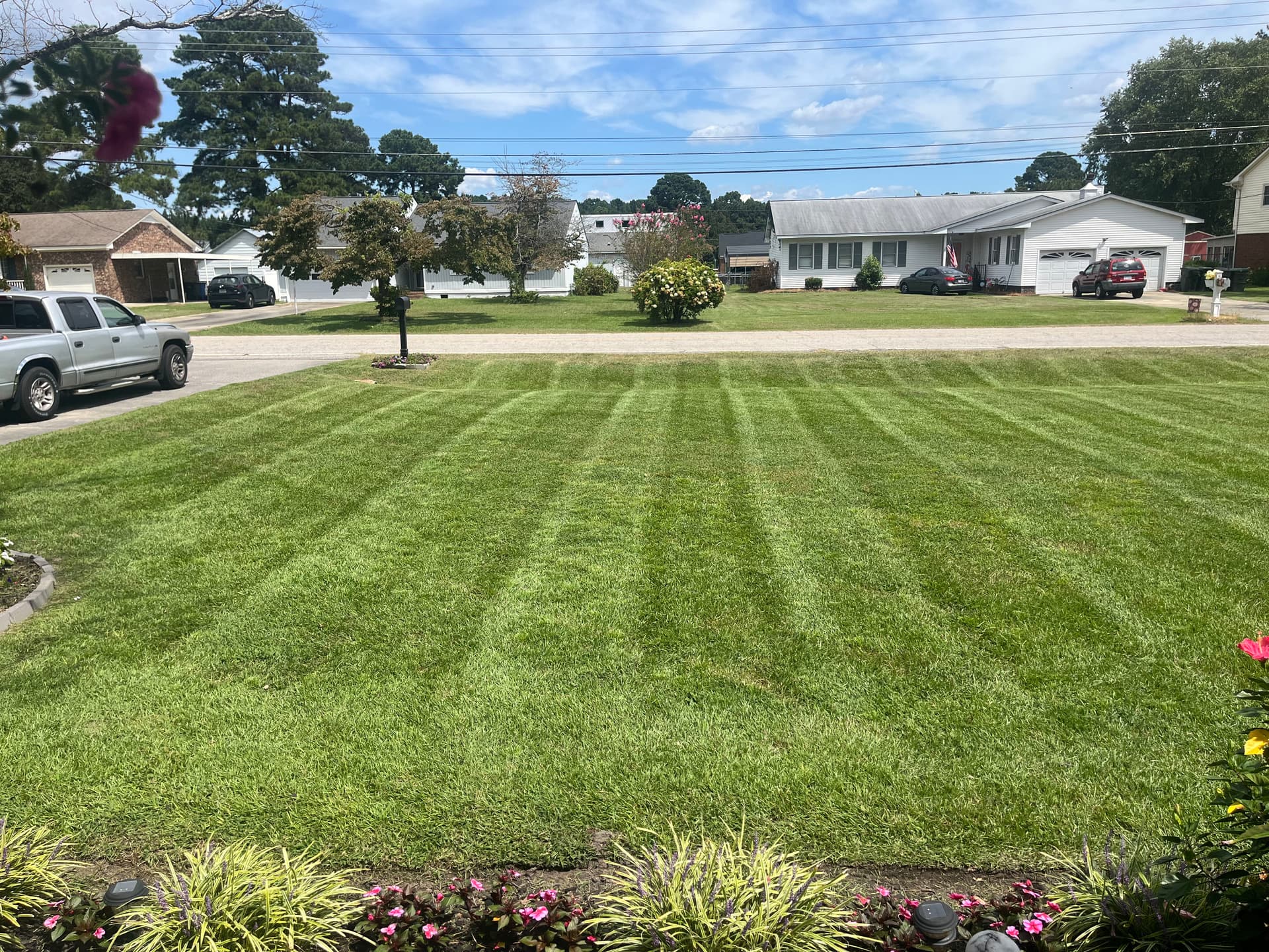 Clean Mowing Stripes That Make Any Yard Stand Out image